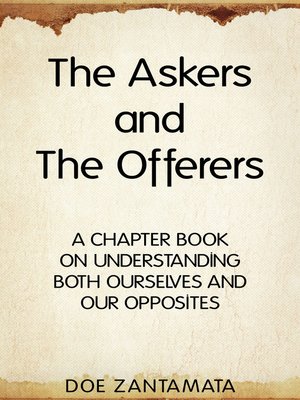 cover image of The Askers and the Offerers